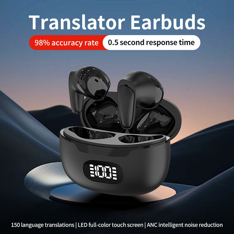 クロスボーダー B28 Bluetooth スマート翻訳ヘッドセットインイヤーノイズリダクションロングスタンバイ非誘導双方向バイラル翻訳ヘッドセット|undefined