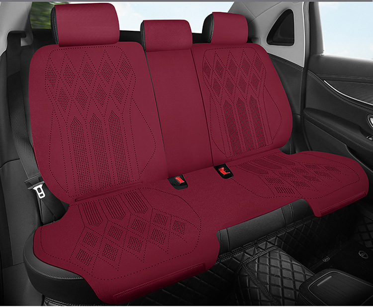 25 New All-Season Suede Leather Saddle Pads, Breathable, Dirt-Resistant and Wear-Resistant Car Seat Cushions, Car Interior Seat Covers