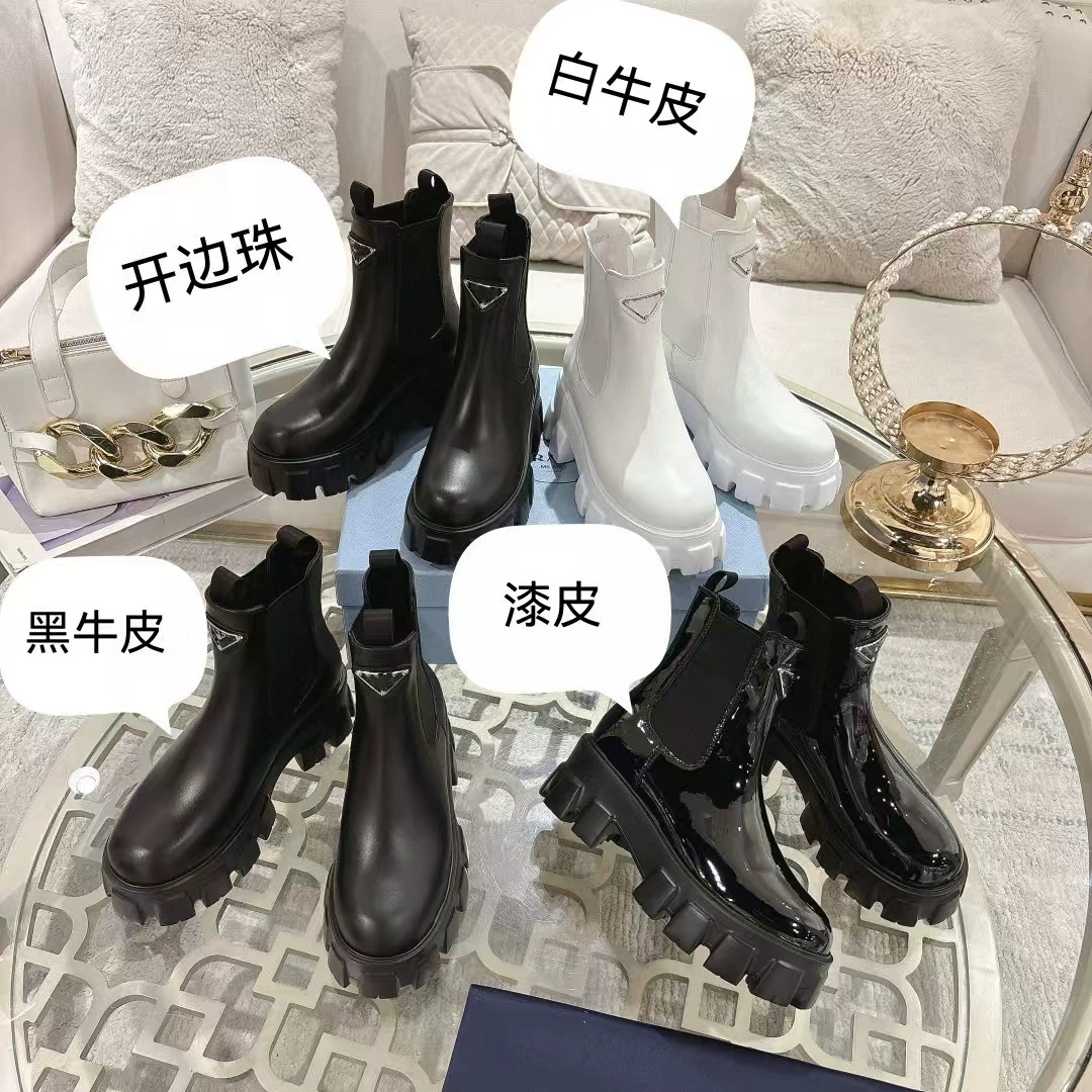 Дом p ~ Классические зубчатые ботинки Lefu с толстым дном из лакированной кожи матовые сосновые пирожные и треугольные ботинки в британском стиле