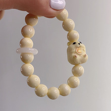 炭奶酪炭烧可爱小仓鼠手链ins小众设计精致时尚百搭少女心手串配