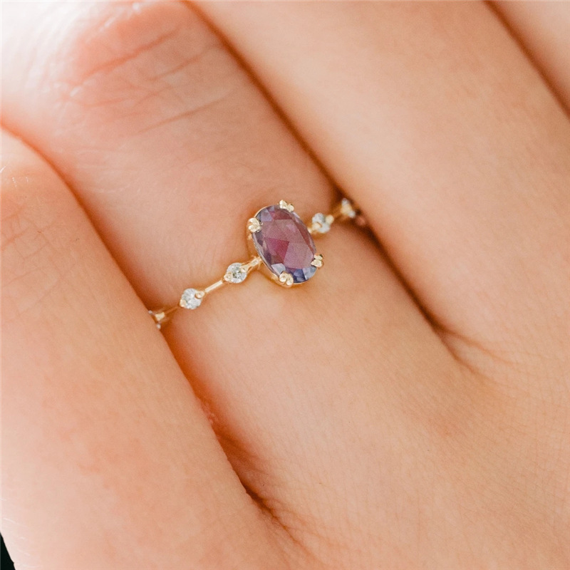 Geometric Pattern 925 Sterling Silver Zircon Geometric Rings