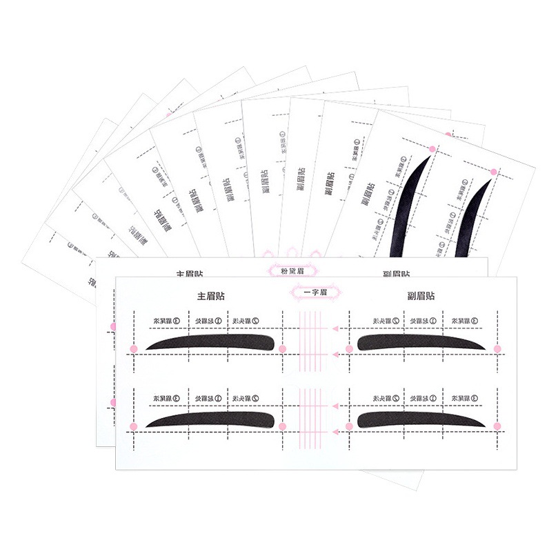 Adjustable Eyebrow Stickers, Eyebrow Shaping Cards, and Eyebrow Shaping Tool Set for Dropshipping, Eyebrow Shaping Templates