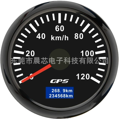 Other vehicle instruments: Mileage Speedometer Colorful Backlight - cx6255b-black-plate-and-black-cover-120km