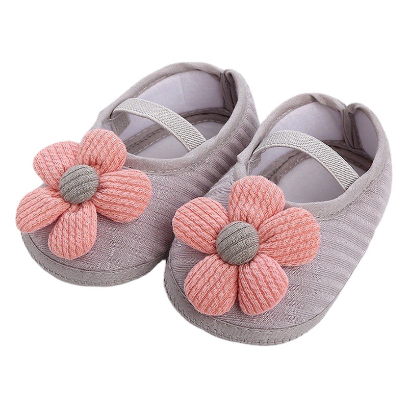 Girasol verano arco solo zapatos de bebé sandalias suaves niños zapatos niños transpirable princesa 916