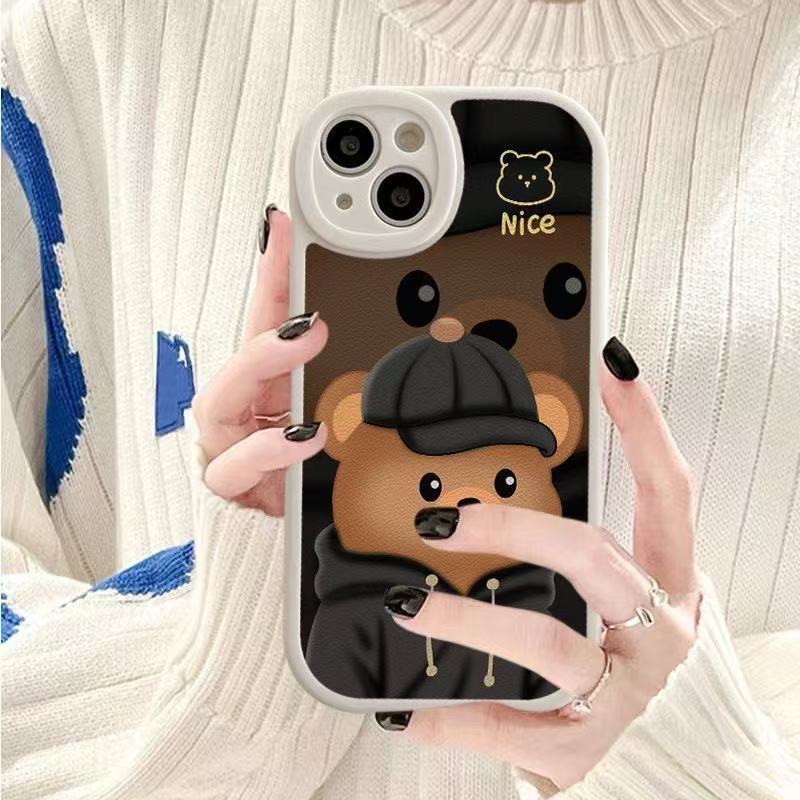 Piel de cordero para iphone16promax funda para teléfono móvil nuevo 11 Apple 15 anti-caída 14pro Europa y América 13/12