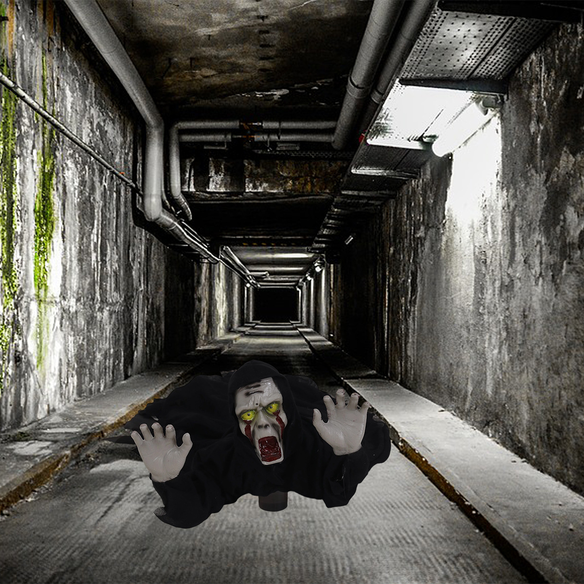 Halloween transfronterizo, habitación fantasma colgante, decoración de casa embrujada, fantasma trepador de terror, control de voz eléctrico, juguete divertido y complicado