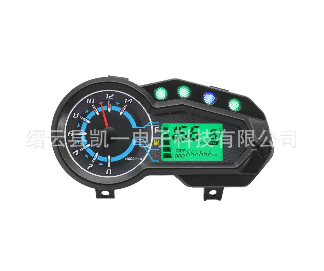 Jinlong Instrument Motorcycle Odometer Speedometer Suitable for Italika150Z, 150Sz Speedometer Waterproof Digital Display