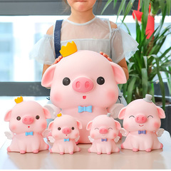 Piggy bank children's anti-fall bedroom bedside table ornaments birthday gift small gift cartoon piggy bank
