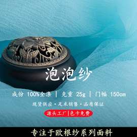 批发全涤高密泡泡纱气泡纱蓬蓬裙童装细泡纱婚纱纱裙欧根纱布料