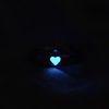 Japan and South Korea elemexsu niche love luminous ring bidded can adjust the couple a pair of rings to give girlfriends