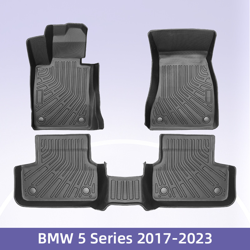 Aplicable a BMW5Series2017 - 2023 combustible 3D todo el tiempo material TPE almohadilla para los pies almohadilla del maletero