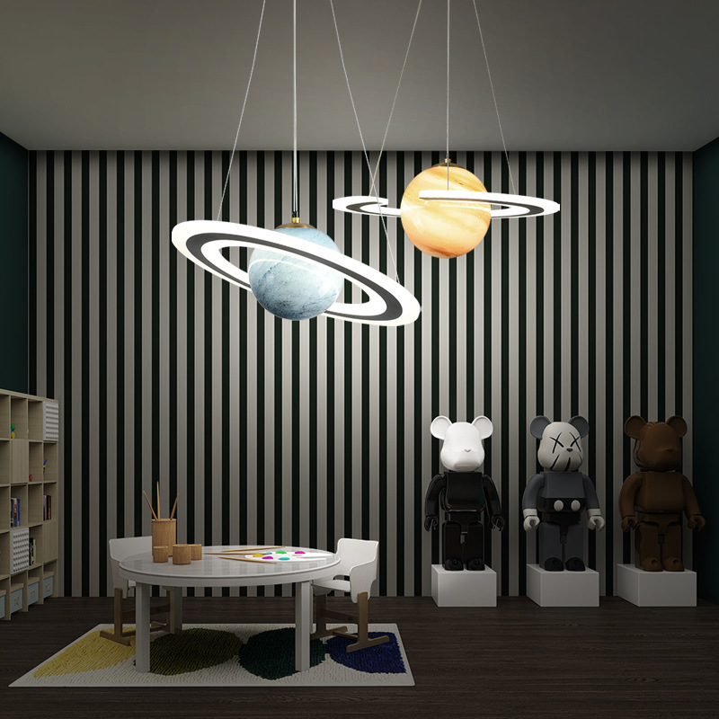 Lámpara planetaria Lámpara de la tierra vagabundo Tienda Salón Jardín de infantes Comedor Bar Bolas Dormitorios Lámpara de estrella