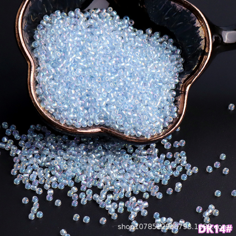 DK14 염색 코어 스카이 블루 컬러 / 슈퍼 2mm 10g 약 800