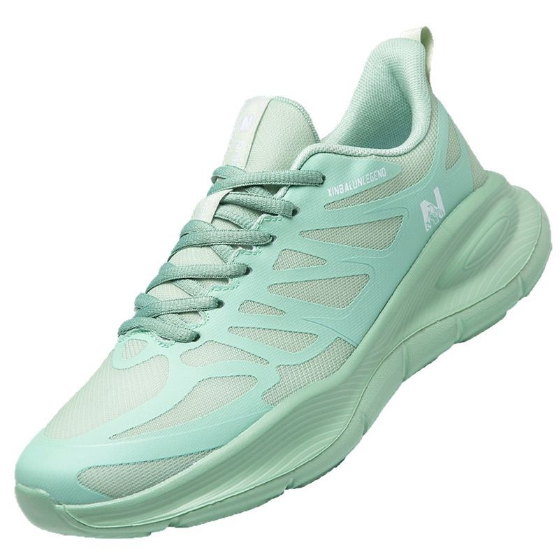 Primavera y verano zapatos para hombres y mujeres, zapatos transpirables, zapatos de trotar elásticos antideslizantes y amortiguadores, zapatos de correr casuales de malla