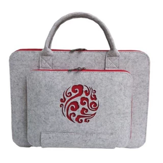 手提笔记本毛毡电脑包平板ipad内胆创意商务苹果保护套 定制logo