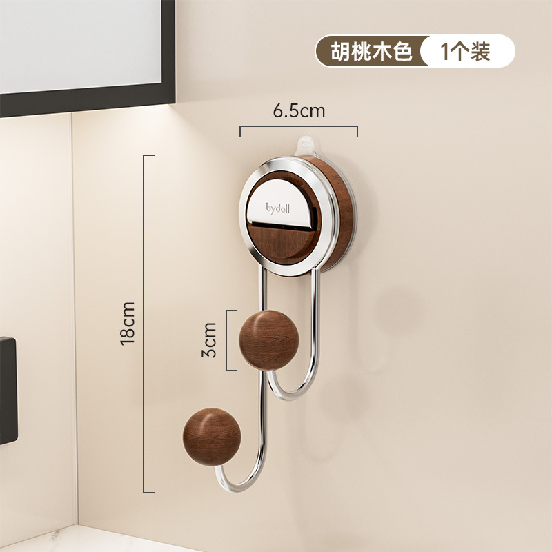 Gancho con ventosa puerta sin perforación Gancho para ropa en la parte trasera Gancho para ropa para colgar en la pared Gancho adhesivo de carga fuerte para baño Gancho de baño sin costuras al vacío