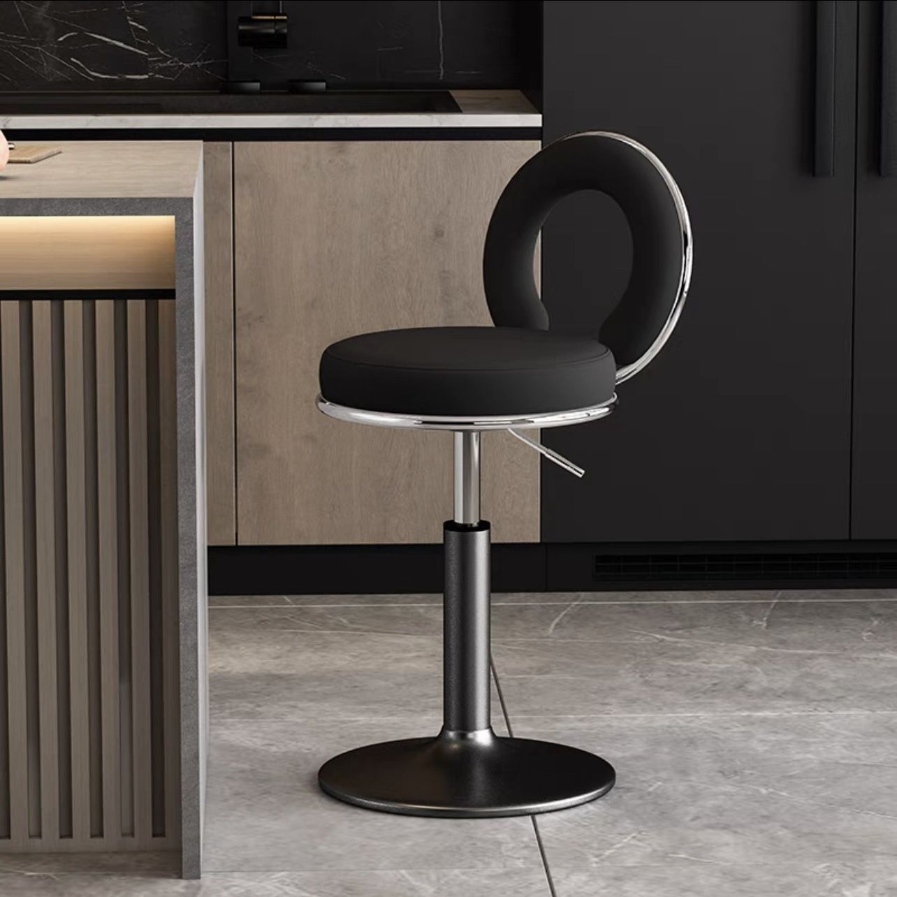 Silla de bar respaldada taburetes altos para el hogar taburetes modernos simples de alta calidad cajero de recepción elevador silla de bar alta