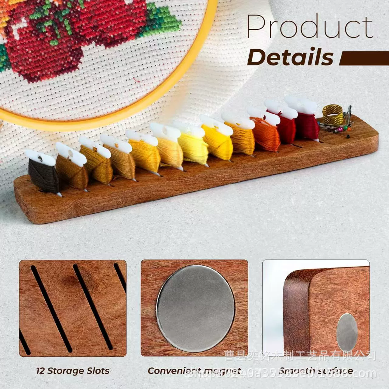 Творческая деревянная вышивальная проволока для хранения шитья вышивка тканая стойка портативная стеллаж для рукоделия