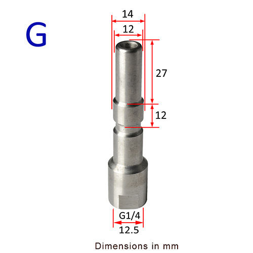 Lavadora de espuma de alta presión regadera conector de espuma PISTOLA DE PULVERIZACIÓN de coches lavadora de alta presión pistola de agua boquilla conector de rosca interna