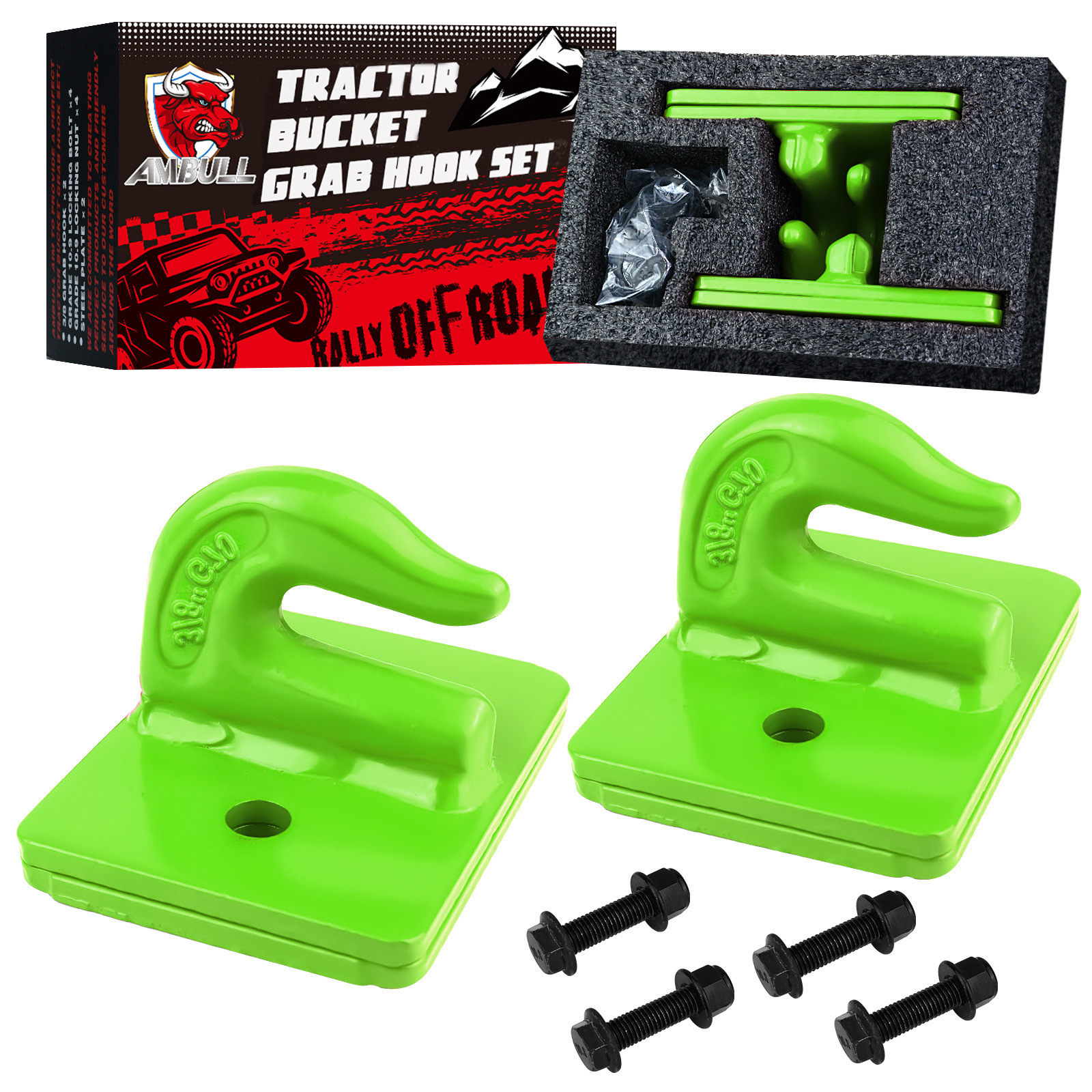 锻造拖拉机牵引钩 越野车拖车钩 3/8 焊接钩带板 15000LBS