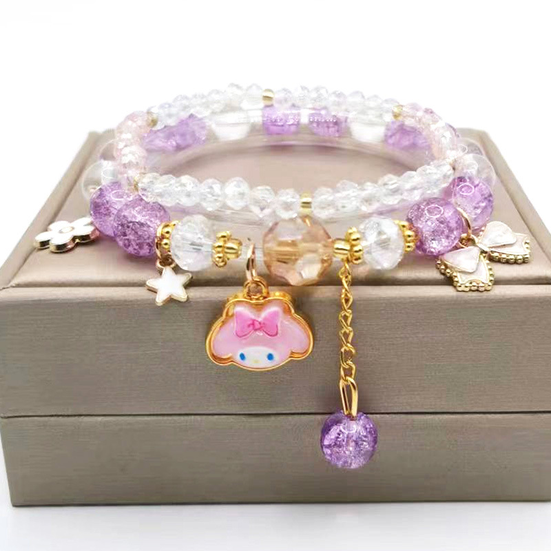 Pulsera para niños pulsera colgante de niña linda Niña Accesorios de dibujos animados con cuentas pulsera de joyería pulsera mismo estilo