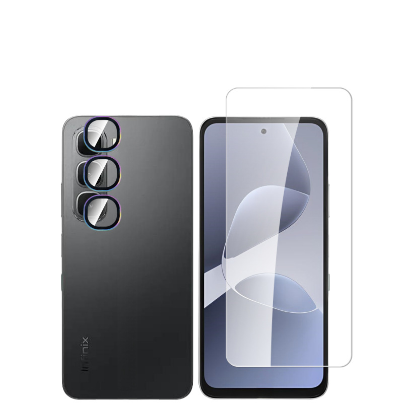 Aplicable Infinix Transmission Hot60i Templado 60 Película antivisera de vidrio a prueba de explosiones Película de lente 60pro Hawkeye