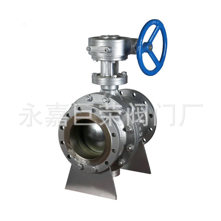 铸钢涡轮固定法兰球阀Q347F-16C 软密封PTFE 碳钢