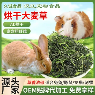 烘干AD大麦草宠物零食兔子蔬菜干拌饭狗粮小猪猫咪食品伴侣口粮