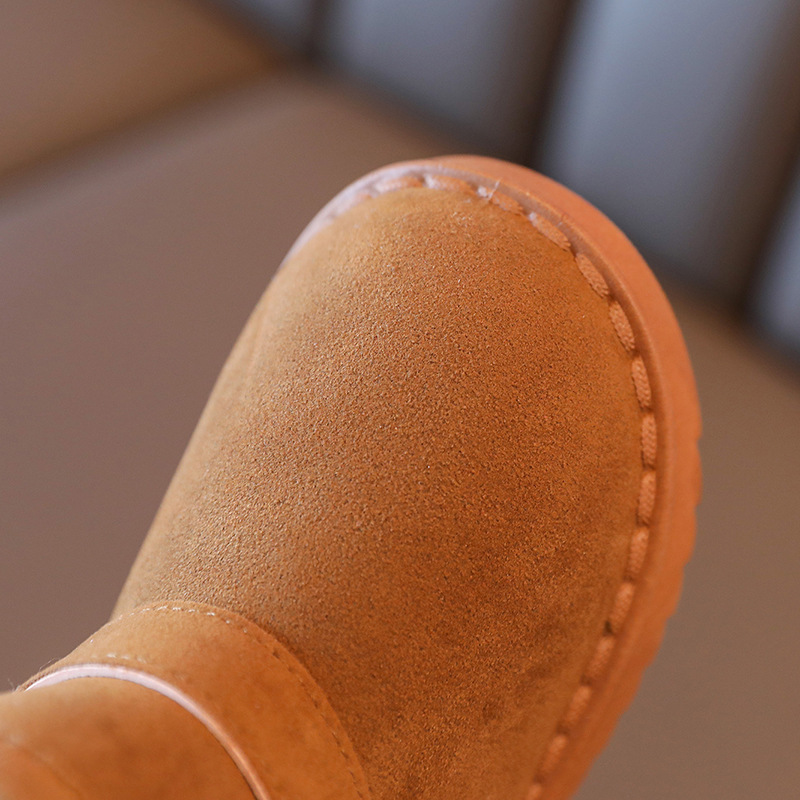 2023 inverno nuove scarpe per bambini scarpe di cotone per bambini stivali da neve per bambini ispessiti peluche stivali di cotone caldi e antiscivolo_voghion.com