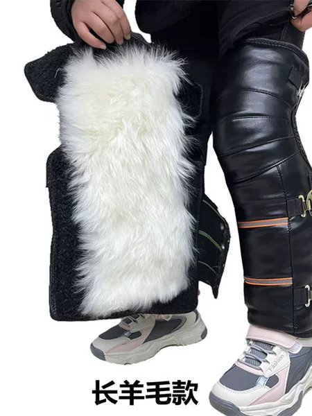Wholesale Wool Leg Guard Windproof Winter Warm Sheep One Leg Guard