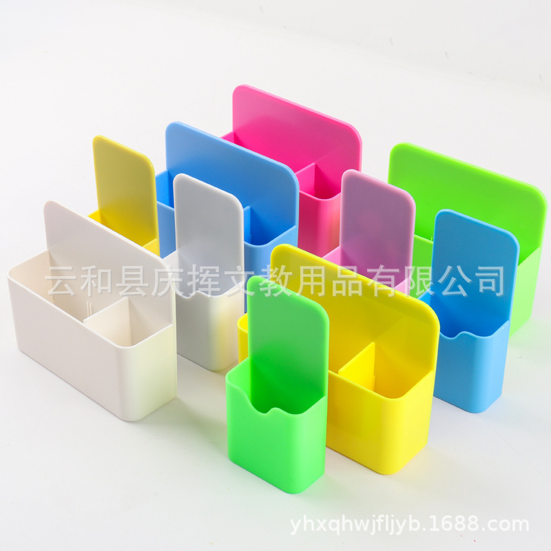 Wholesale magnetic whiteboard pen holder storage box blackboard magnetic multifunctional water soluble chalk storage box cross-border generation