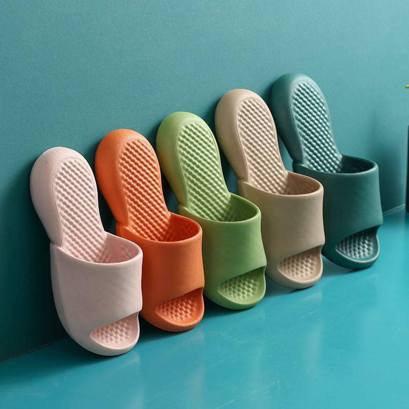 Men's Wholesale Summer Anti-Slip, Anti-Odor and Wear-Resistant Couple's Trendy Macaron Color Eva Bathroom Slippers