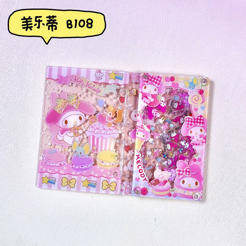 日本の漫画 A7 ルーズリーフノートブックかわいいガーリーハート高価値アニメ学生アクリル|undefined