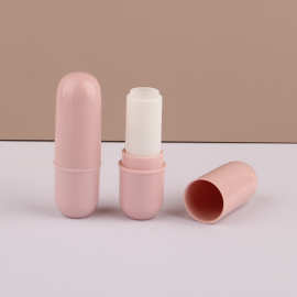 小样试色润唇膏滋润口红空管丽兴塑胶厂唇膏分装管批发椭圆形胶囊