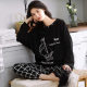 2021 New Arrival Pajamas Women's Spring and Autumn Long Sleeve Autumn Internet Celebrator Outer Wear Autumn and Winter Cartoon Home Clothes suit