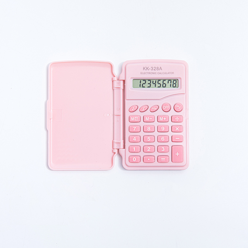 Mini macarón flip pequeña calculadora de color caramelo color alto valor de color portátil al por mayor fábrica directa