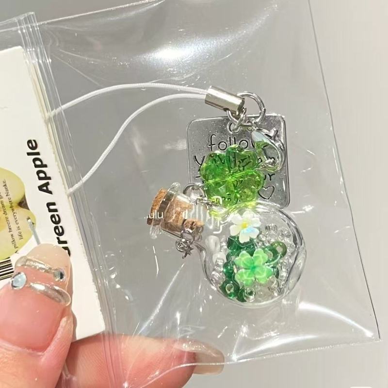 幸运的你手作串珠手机链女ins小清新包包相机挂饰钥匙扣手机链挂|undefined