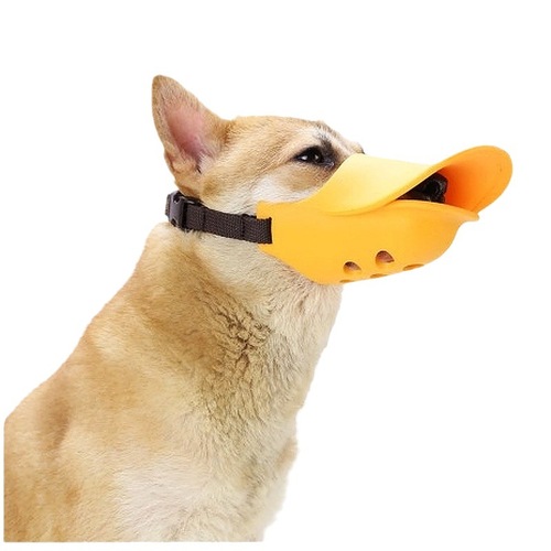 Aduck Anti-Bite Call Duck Bill Cover for Teddy Golden Retriever Dogs, Large Breed Puppy Mouth Guard, Anti-Bite, Anti-Trouble Eating, Picking Up Food