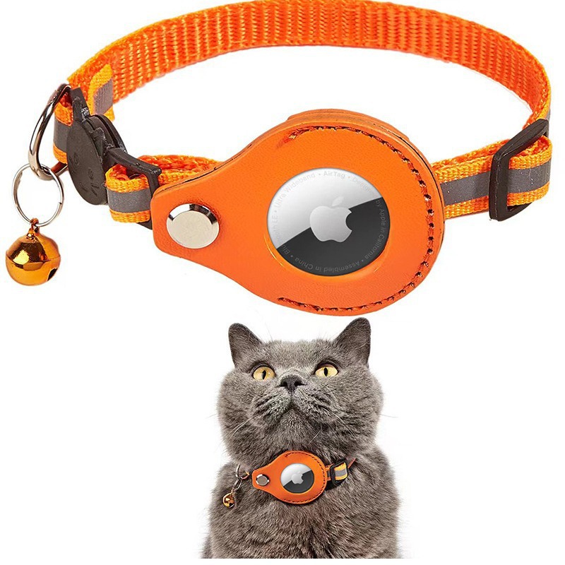 Pet Positioning Collar Suitable For Airtag Tracking Cat Collar Anti-lost Locator Cat Leash