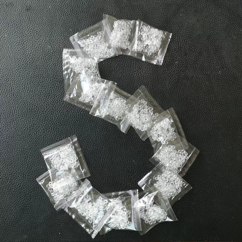 DIY Радужная резинка тканый браслет прозрачный 10 шт. 50 шт. Упаковка S Кнопка резинка пластиковые аксессуары Y Рогатка