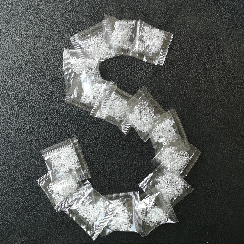 DIY Rainbow Rubber Band Woven Bracelet Transparent 10 Pcs 50 Pcs Packaging S Buckle Rubber Band Plastic Accessories Y Slingshot