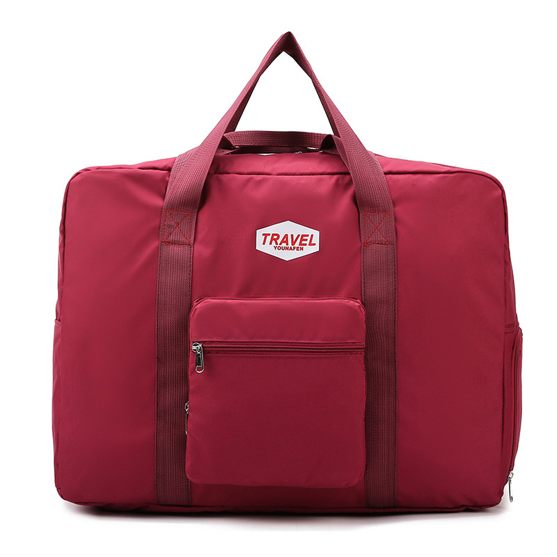 Bolsa de almacenamiento de ropa de mano de tela Oxford Bolsa de almacenamiento de viaje plegable Bolsa impermeable Bolsa de equipaje de corta distancia Bolsa de viaje