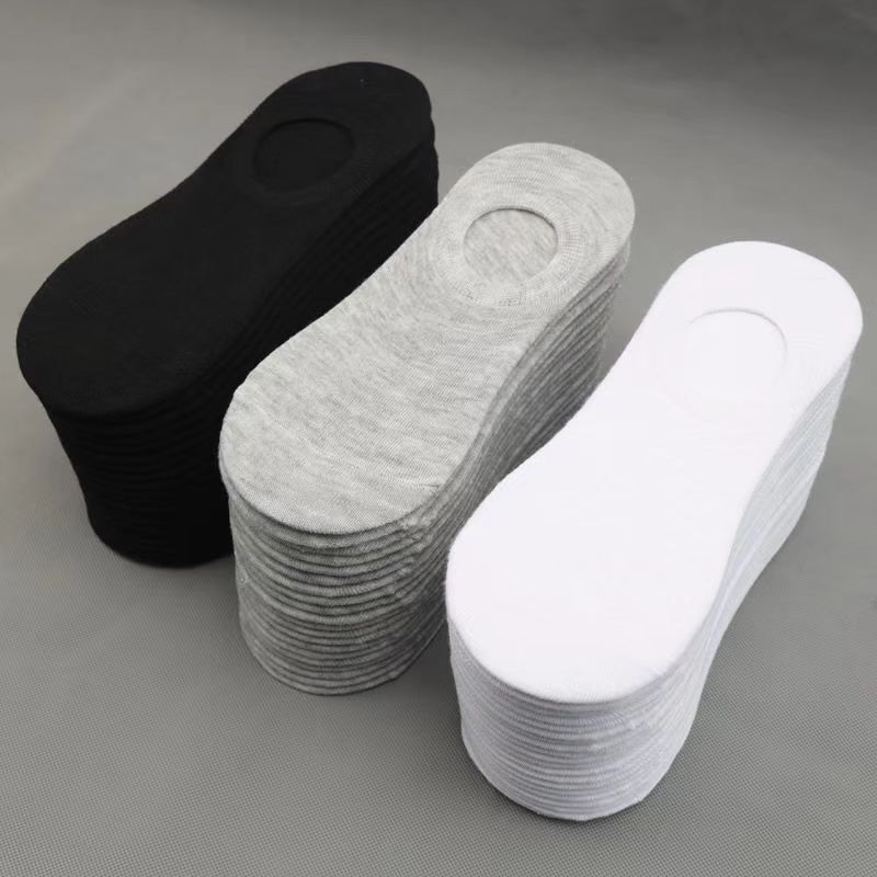 Summer thin black and white gray solid color all-match men's and women's socks shallow mouth low-top invisible socks disposable day throw socks tide Summer thin black and white gray solid color all-match men's and women's socks shallow mouth low-top invisible socks disposable day throw socks tide