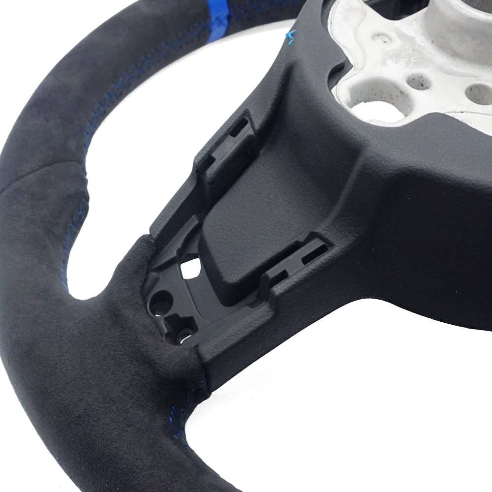Suitable for Golf 7 Gti Golf Mk7 Rline Full Suede Blue Line Blue Return-To-Center Steering Wheel