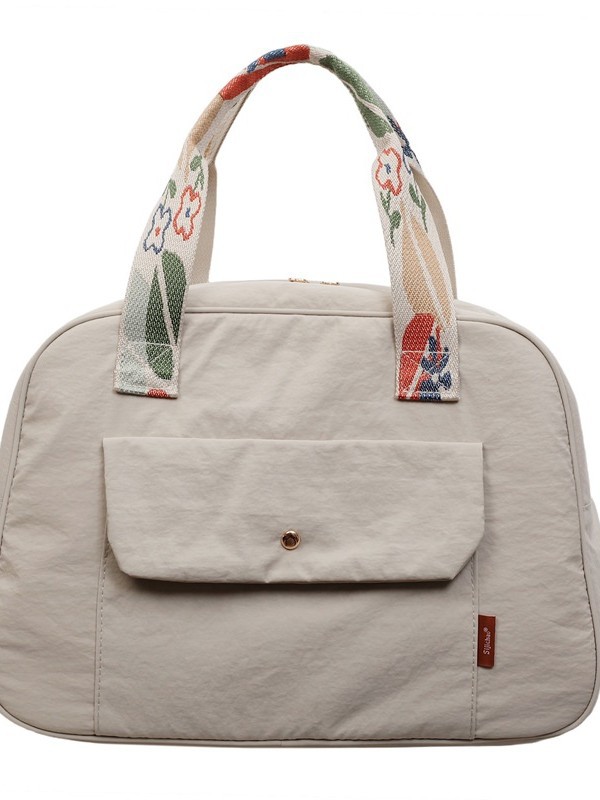 Bolso de mano de gran capacidad para mujeres 2026 bolso de brazo ligero simple de hombro para viajar bolso de viaje