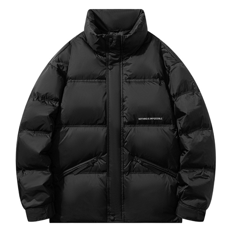 Los hombres de pato blanco abajo cuello abajo chaqueta los hombres invierno japonés marca moda pareja abrigo invierno 2023 nuevo