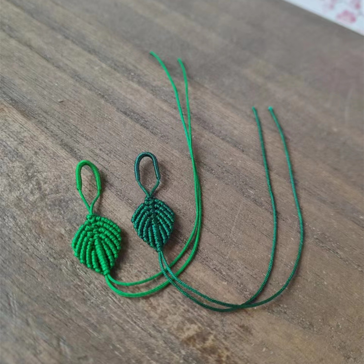 葫芦葫芦装饰抽拉式叶子小叶子树叶DIY手工编织玉线龙头葫芦