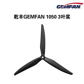 GEMFAN乾丰 1050 三叶 玻纤尼龙 10寸桨 5MM 高效远航 穿越机桨叶