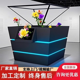 Holographic projection display cabinet naked eye 3D phantom imaging 270 degree stereo suspension 180/270/360 factory customization