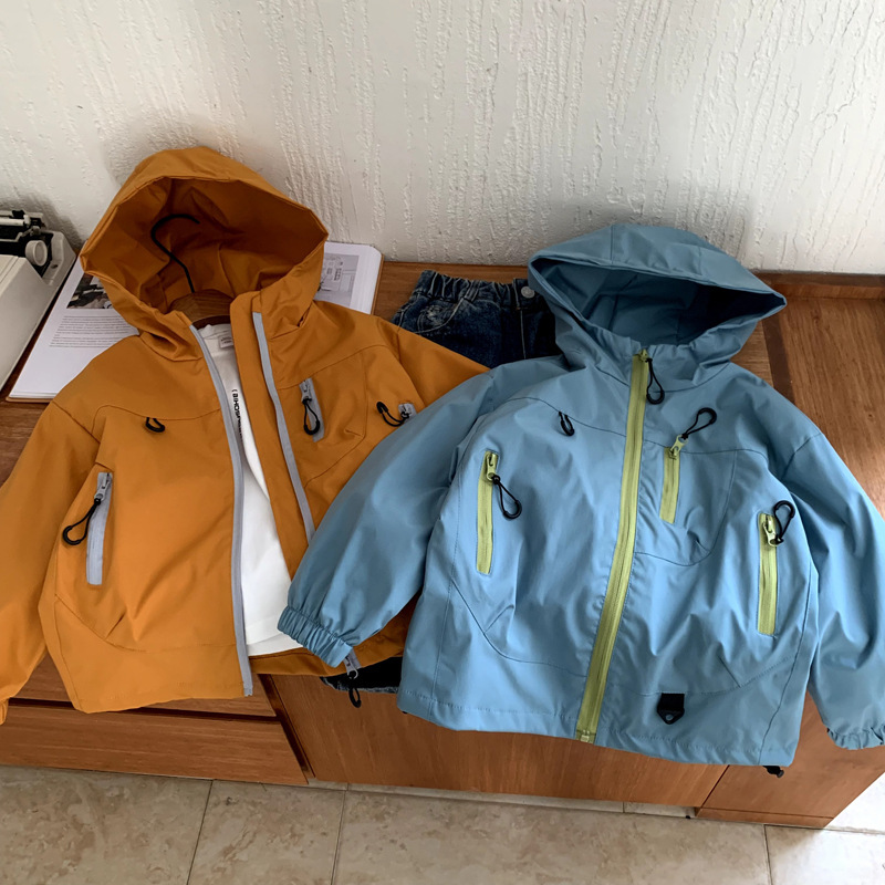 Children's Clothing Boys' Jackets Spring & Fall 2025 New Autumn Clothing Outdoor Windproof and Waterproof Kidsren's Three-In-One Imitation Jacket